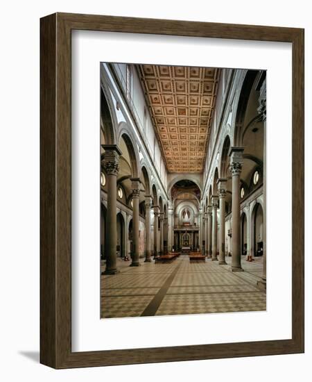 Interior Looking Towards the Apse-Filippo Brunelleschi-Framed Giclee Print