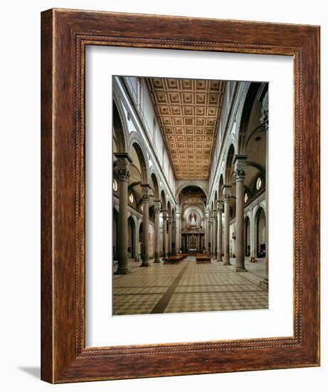 Interior Looking Towards the Apse-Filippo Brunelleschi-Framed Giclee Print