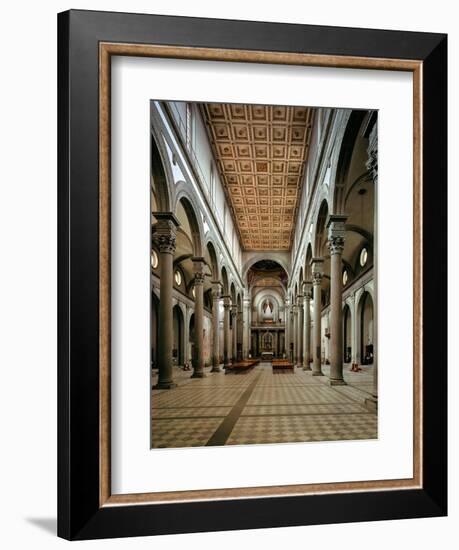 Interior Looking Towards the Apse-Filippo Brunelleschi-Framed Giclee Print