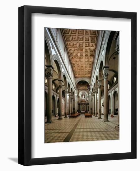 Interior Looking Towards the Apse-Filippo Brunelleschi-Framed Giclee Print