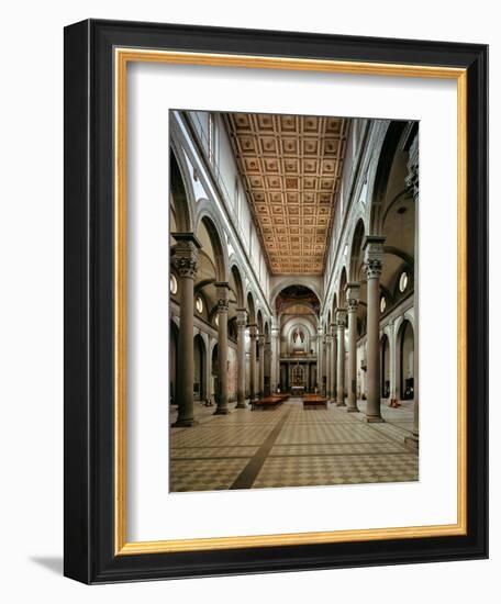 Interior Looking Towards the Apse-Filippo Brunelleschi-Framed Giclee Print