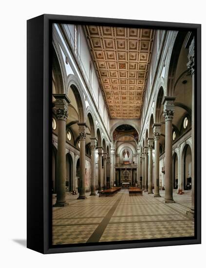 Interior Looking Towards the Apse-Filippo Brunelleschi-Framed Premier Image Canvas