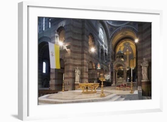 Interior, Marseille Cathedral-null-Framed Giclee Print