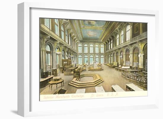 Interior, Merchants Exchange, St. Louis, Missouri-null-Framed Premium Giclee Print