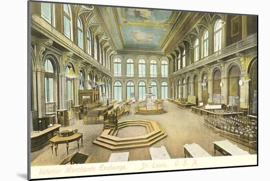 Interior, Merchants Exchange, St. Louis, Missouri-null-Mounted Art Print