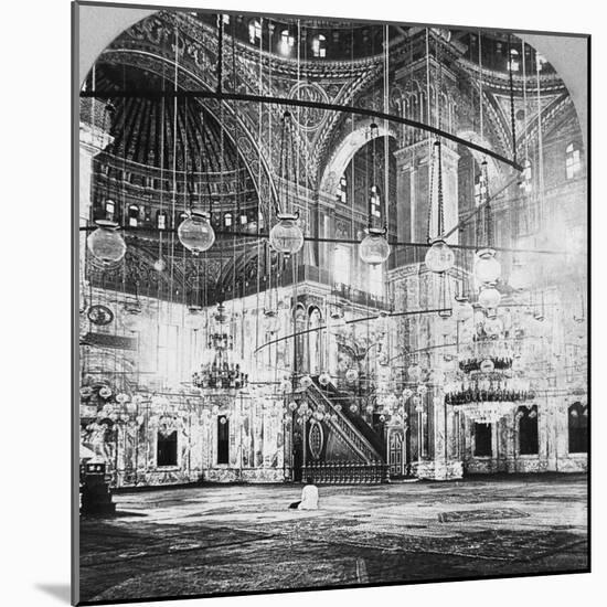 Interior, Mosque of Muhammad Ali, Cairo, Egypt, 1899-BL Singley-Mounted Photographic Print