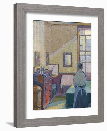 Interior (Mrs. Mounter), 1917-Harold Gilman-Framed Giclee Print