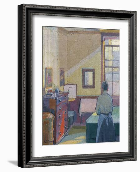 Interior (Mrs. Mounter), 1917-Harold Gilman-Framed Giclee Print