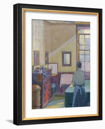 Interior (Mrs. Mounter), 1917-Harold Gilman-Framed Giclee Print