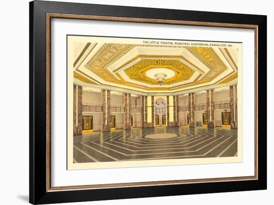 Interior, Municipal Auditorium, Kansas City, Missouri-null-Framed Art Print