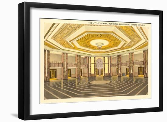 Interior, Municipal Auditorium, Kansas City, Missouri-null-Framed Art Print