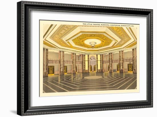 Interior, Municipal Auditorium, Kansas City, Missouri-null-Framed Art Print