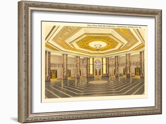 Interior, Municipal Auditorium, Kansas City, Missouri-null-Framed Premium Giclee Print