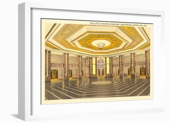 Interior, Municipal Auditorium, Kansas City, Missouri-null-Framed Premium Giclee Print