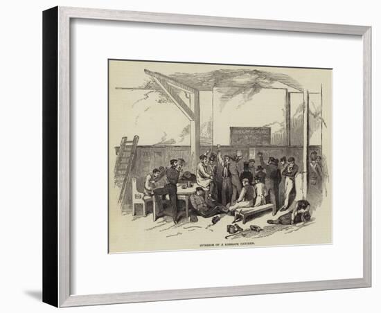 Interior of a Barrack Canteen-null-Framed Giclee Print