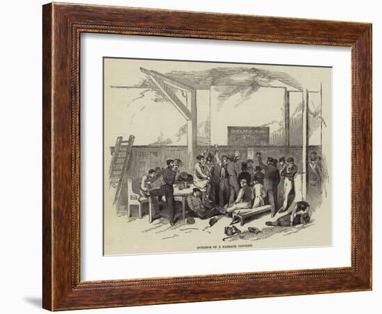 Interior of a Barrack Canteen-null-Framed Giclee Print