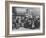 Interior of a Breton Pancake Restaurant, Finistere, c.1900-French Photographer-Framed Photographic Print