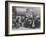 Interior of a Breton Pancake Restaurant, Finistere, c.1900-French Photographer-Framed Photographic Print