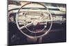 Interior of a Classic American Car-NejroN Photo-Mounted Photographic Print