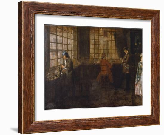 Interior of a Clockmaker's Shop (Detail)-Anonymous Anonymous-Framed Giclee Print