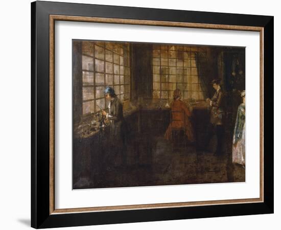 Interior of a Clockmaker's Shop (Detail)-Anonymous Anonymous-Framed Giclee Print