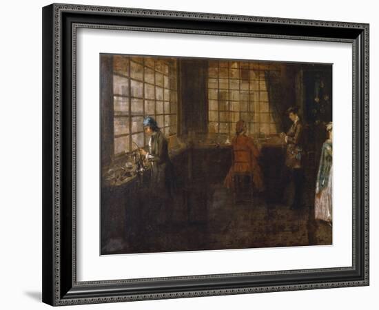 Interior of a Clockmaker's Shop (Detail)-Anonymous Anonymous-Framed Giclee Print