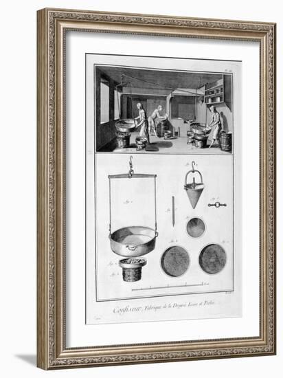 Interior of a Confectioner, 1751-1777-Denis Diderot-Framed Giclee Print