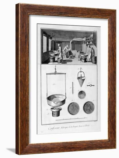 Interior of a Confectioner, 1751-1777-Denis Diderot-Framed Giclee Print