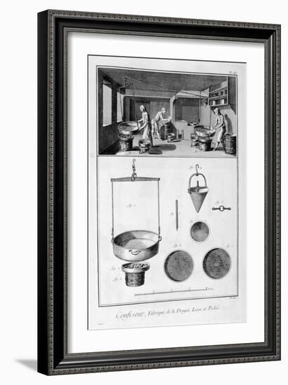 Interior of a Confectioner, 1751-1777-Denis Diderot-Framed Giclee Print