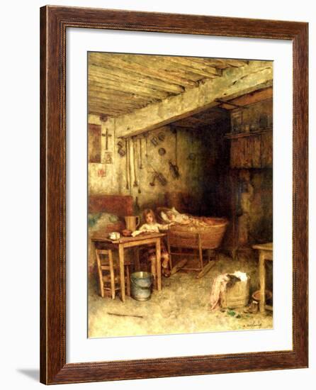 Interior of a Cottage-Alexei Alexevich Harlamoff-Framed Giclee Print