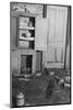 Interior of a farmhouse near Ridgeley, Tennessee, after the flood waters had subsided, 1937-Walker Evans-Mounted Photographic Print