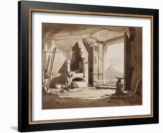 Interior of a Forge-Achille Vianelli-Framed Giclee Print