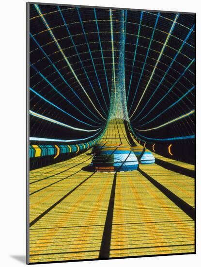 Interior of a Giant Farm Spaceship.-Julian Baum-Mounted Photographic Print