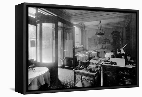 Interior of a Good Restoring on a Boulevard of Paris-Brothers Seeberger-Framed Premier Image Canvas