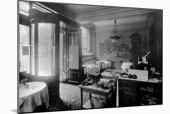 Interior of a Good Restoring on a Boulevard of Paris-Brothers Seeberger-Mounted Photographic Print