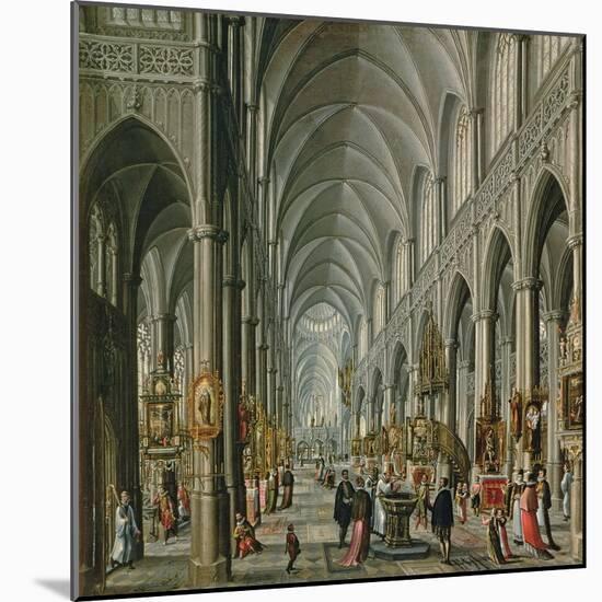 Interior of a Gothic Church, 1596-97-Pauline Baynes-Mounted Giclee Print