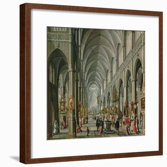 Interior of a Gothic Church, 1596-97-Pauline Baynes-Framed Giclee Print