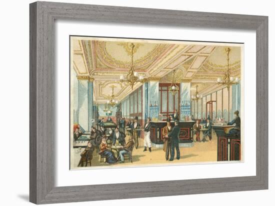 Interior of a Hotel-null-Framed Giclee Print