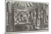 Interior of a Jain Temple at Dailwarra, Mount Aboo-null-Mounted Giclee Print