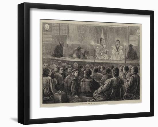 Interior of a Japanese Theatre-Henry Woods-Framed Giclee Print