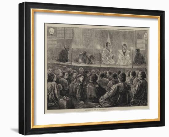 Interior of a Japanese Theatre-Henry Woods-Framed Giclee Print