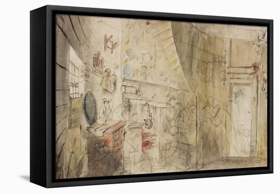 Interior of a Lighthouse, Farne Islands-Henry Perlee Parker-Framed Premier Image Canvas