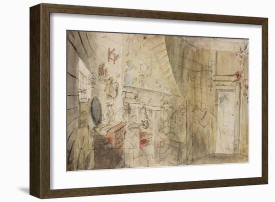 Interior of a Lighthouse, Farne Islands-Henry Perlee Parker-Framed Giclee Print