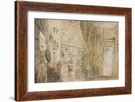 Interior of a Lighthouse, Farne Islands-Henry Perlee Parker-Framed Giclee Print