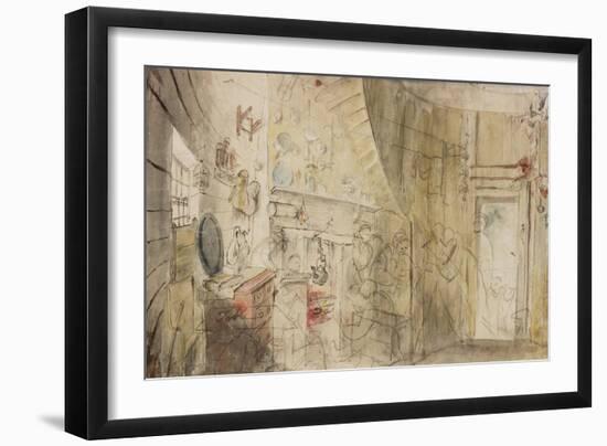 Interior of a Lighthouse, Farne Islands-Henry Perlee Parker-Framed Giclee Print