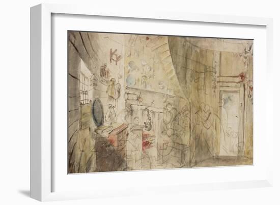 Interior of a Lighthouse, Farne Islands-Henry Perlee Parker-Framed Giclee Print