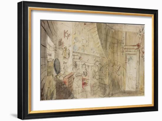 Interior of a Lighthouse, Farne Islands-Henry Perlee Parker-Framed Giclee Print