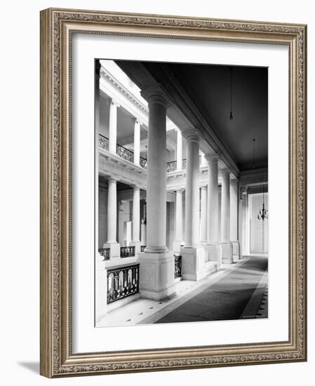 Interior of a Mansion Called Carolands, Built by Mrs. Harriet Pullman Carolan Schermerhorn-Nat Farbman-Framed Photographic Print