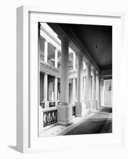 Interior of a Mansion Called Carolands, Built by Mrs. Harriet Pullman Carolan Schermerhorn-Nat Farbman-Framed Photographic Print