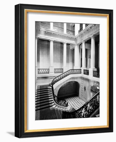 Interior of a Mansion Called Carolands, Built by Mrs. Harriet Pullman Carolan Schermerhorn-Nat Farbman-Framed Photographic Print